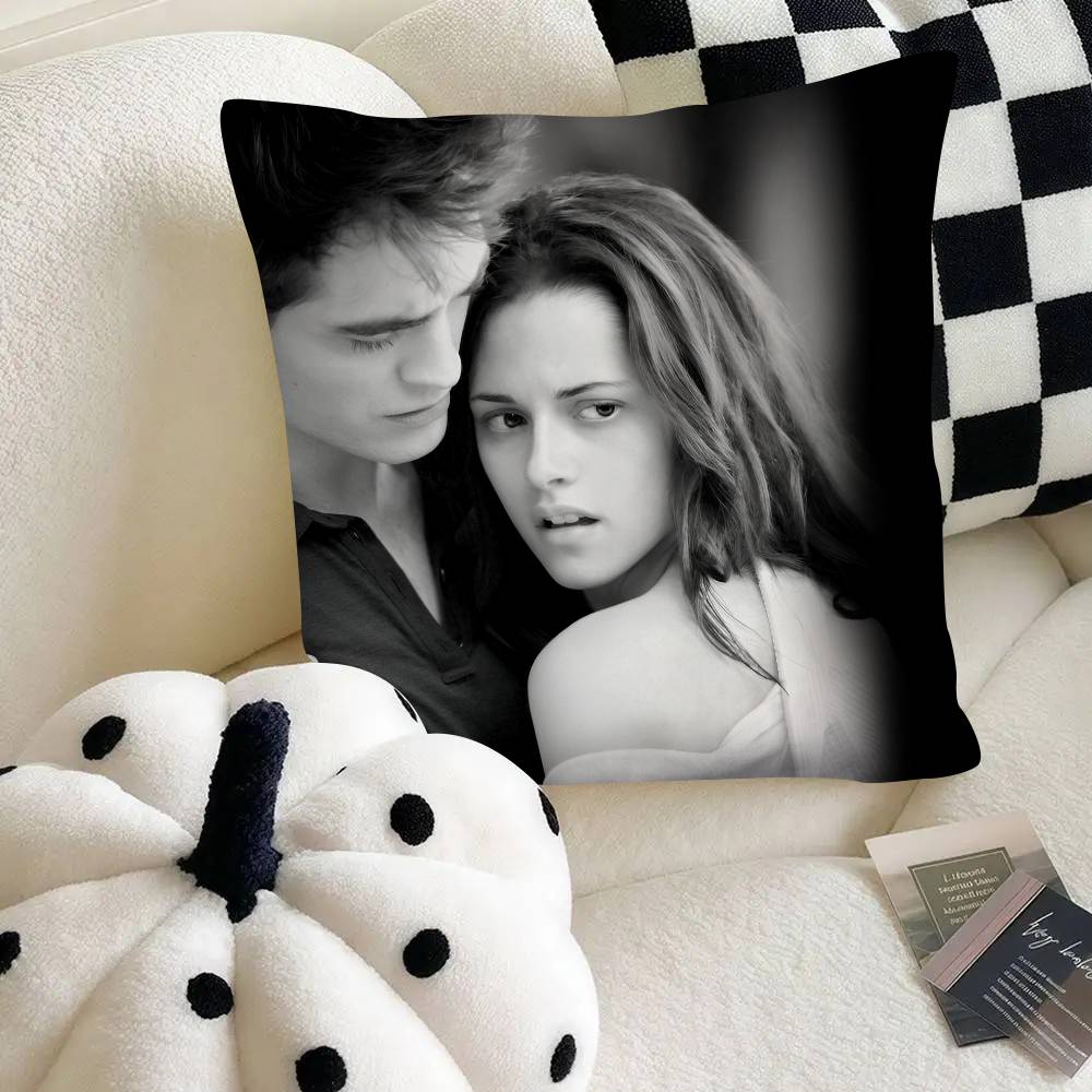 The Twilight Saga Edward Cullen Pillow Case Fashion Square Pillowcase Bedroom Sofa Room Ins Decoration Leisure