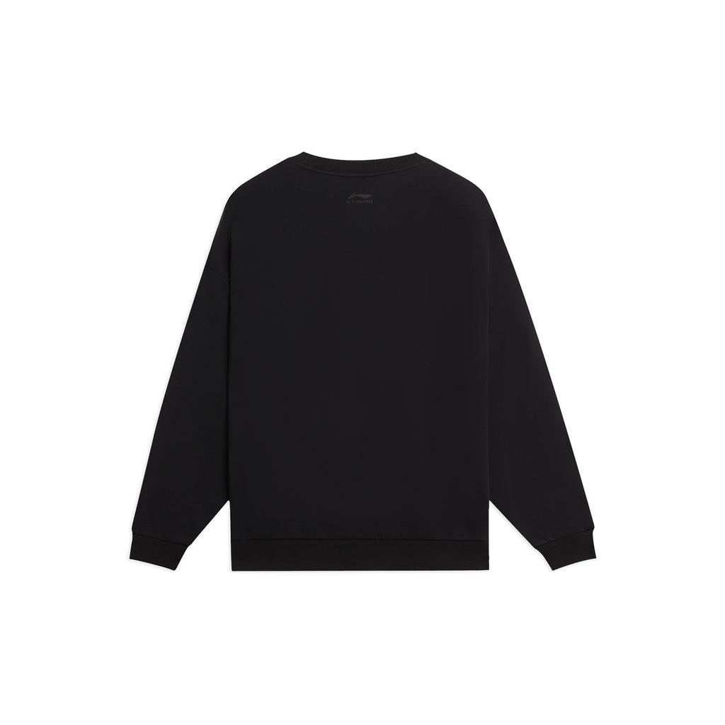Li Ning Sports Life Collection Sweatshirt Unisex Black AWDSF75-9