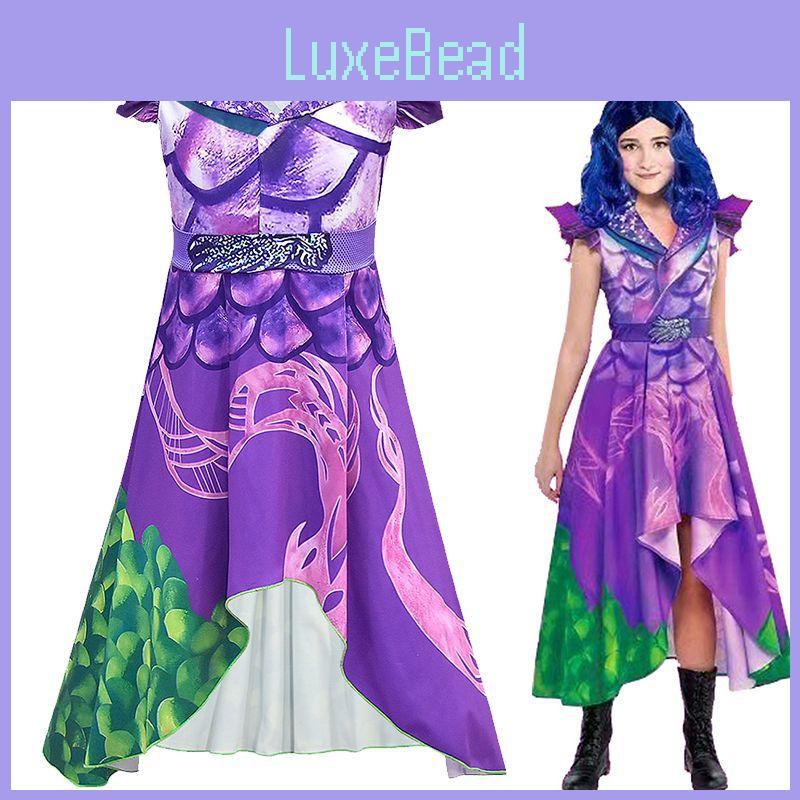 Stylish And Spellbinding Descendants 3 Mal Costume Short Sleeve Design For Halloween Fun