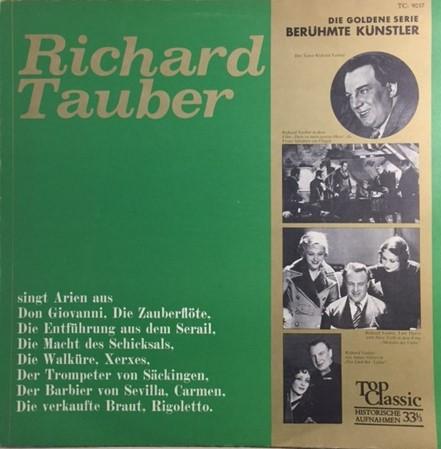 

LP Record RICHARD TAUBER Richard Tauber Singt Arien TC9037 Top Classic 1969 Germany Classical Used