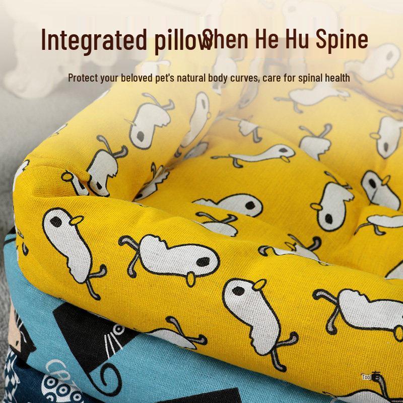 All-Season Pet Bed: Versatile Mat for Small to Large Dogs and Cats