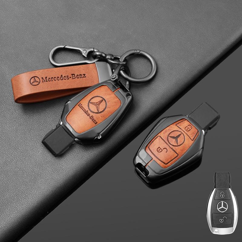 Car Key Case Cover Protector for Mercedes Benz CLK ML SLK B C E S Class Auto Keychain Accessories Car Styling for Mercedes Benz ACDFJ1