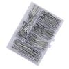 350Pcs Hardware Nails Assortment Set Picture Hanging Nails Iron Wall Nails with Box for Hanging Picture Craft Projects