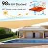 Waterproof Sun Shade Sail Square Rectangle Triangle Garden Canopy UV Block Pool Shade Cloth Sun Shelter Camping Hiking Tents