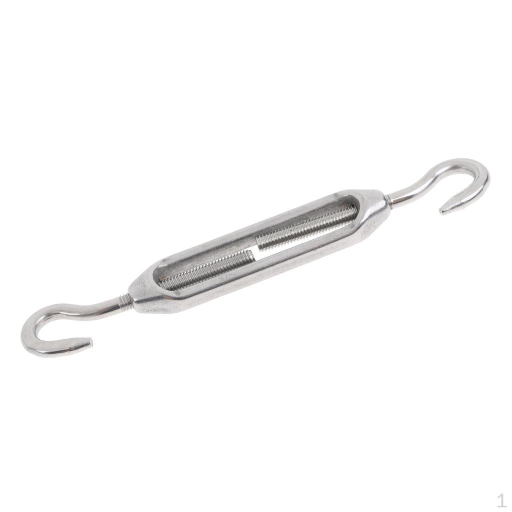 /M5/M6/M8 Stainless Steel 304 Hook & Turnbuckle, 4 Sizes Available