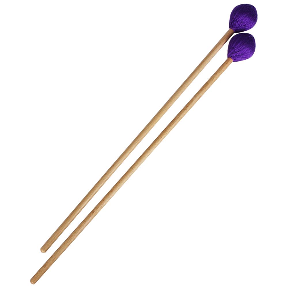 Middle Marimba Stick Mallets Xylophone Glockensplel Mallet with Beech Handle Percussion Kit Musical