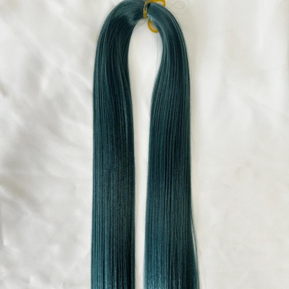 80cm/40g Colorful Series Japan Milk-Silk Doll Hair Wig DIY Repair Decor Toy Sewing Doll Wig Hair Hairline