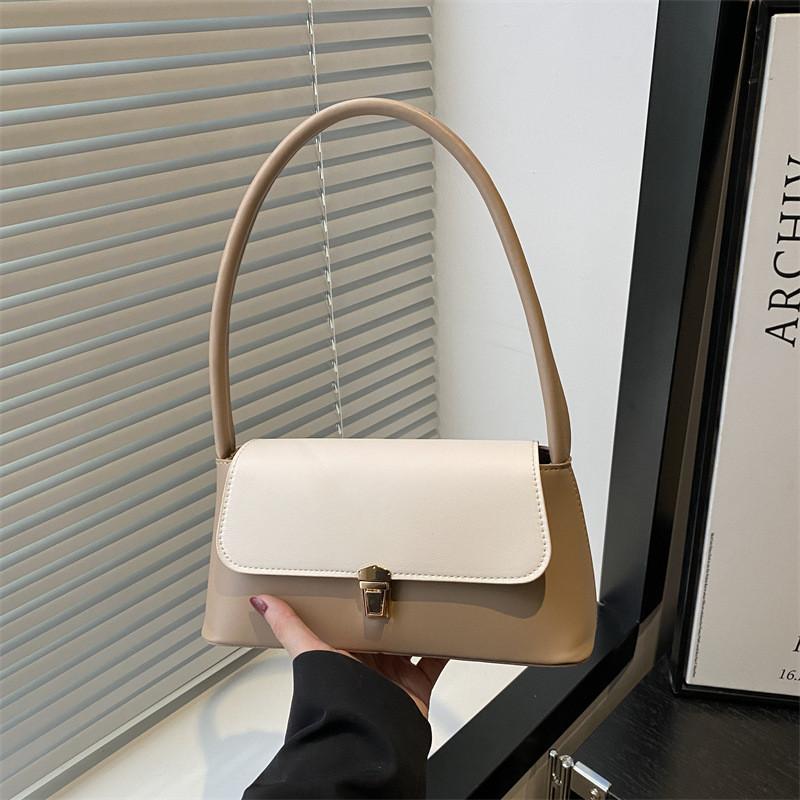Französische Vintage Achseltasche Für Damen Aus PU-Material Mit Streetstyle-Design Für Den Täglichen Gebrauch