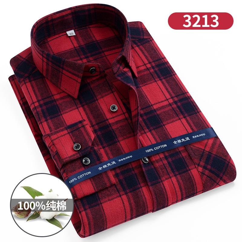 Talla 11XL 10XL 9XL Camisas de Franela a Cuadros de Moda Para Hombre Manga Larga Algodón Casual Suave Ajuste Estándar Camisa Blusa Ropa