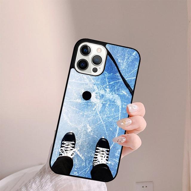 Ice Hockey Player Phone Case For Apple iPhone 17 Air Pro Max Plus Coque For iPhone 17 Air 14 15 16 13 12 Max Cover