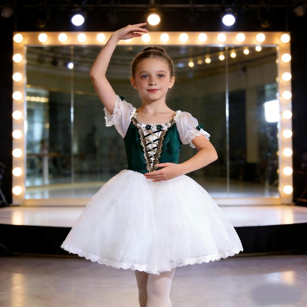 Children’s Ballet Performance Costume TUTU Skirt, Adult Classical Ballet Petticoat Voluminous Skirt Ball Gown Competition