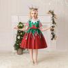 Kids Girls Santa Claus Xmas Snowman Princess Dress Children Christmas New Year Cosplay Costumes Kindergarten Performance Role Play Outfit