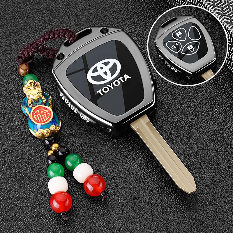 Suitable for the old Toyota straight key case Corolla Rav4 Camry Crown Ruizhi Prado car buckle shell men