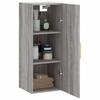 Wall Mounted Cabinet Grey Sonoma 34.5 x 34 x 90 cm