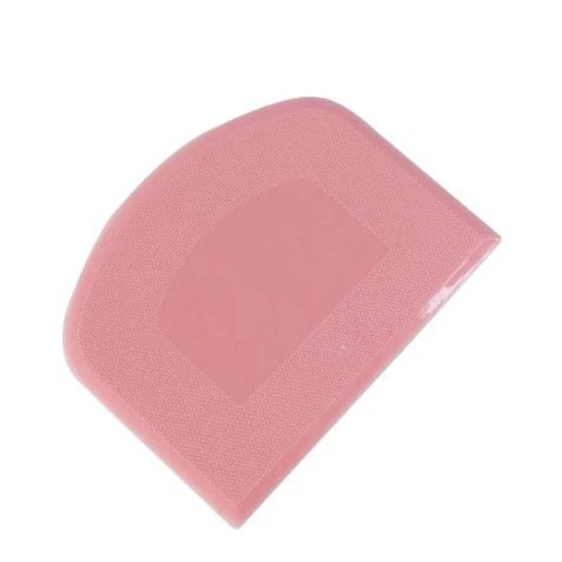 

Нож для резки PE Scraper, скребок для рисовой лапши, торта, крема и масла, пищевые инструменты для выпечки, бытовой инструмент для резки теста розовый