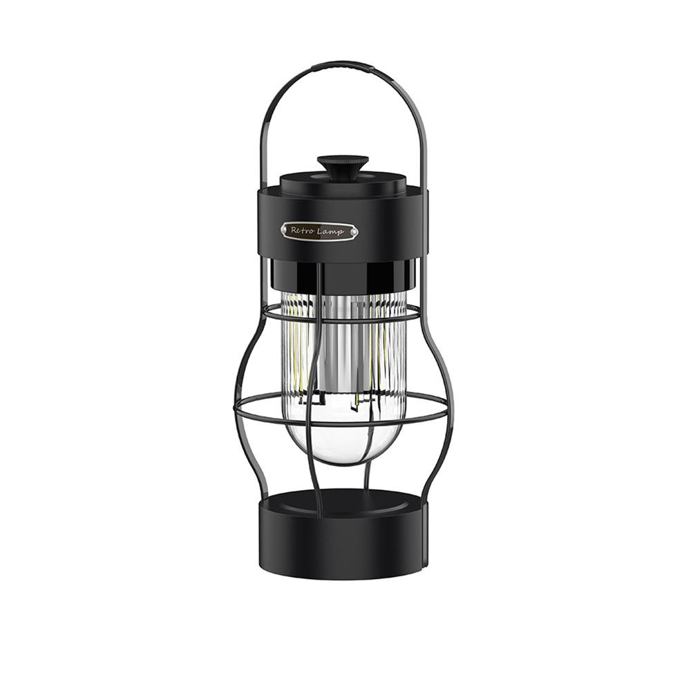 New Outdoor Camping Lamp, Camping Lamp, Camping Atmosphere Lamp, Charging Lighting, Portable Retro Horse Lantern, Tent Camp Lamp