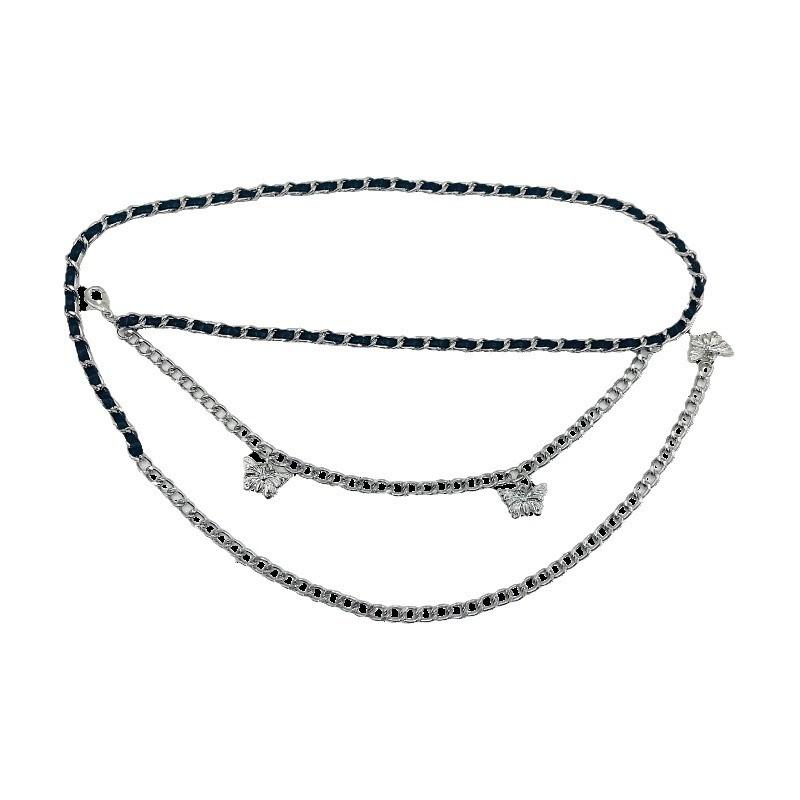Metal Butterfly Waist Chain Jewelry For Women With Hook Closure Summer Accessory