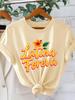 Latina Foreva Text Printed Womens Tshirt American Retro Outdoor Style Round Neck Short Sleeved Casual Top