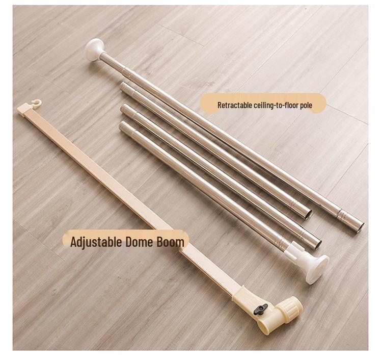 Princess Style Hanging Mosquito Net: Dustproof, Light-Blocking Dome Bed Canopy, Easy Installation