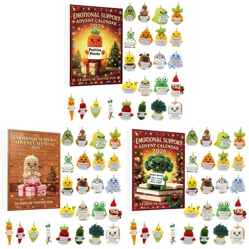 Christmas Support Advent Calendar With Cartoon Acrylic Components For Holiday Gifts And Celebrations