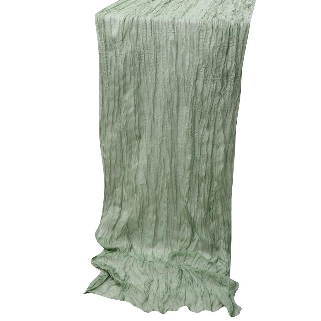 Balinese Pleated Fabric Table Flag Bohemian  Pleated Wedding Table Flag Tablecloth Banquet Decoration