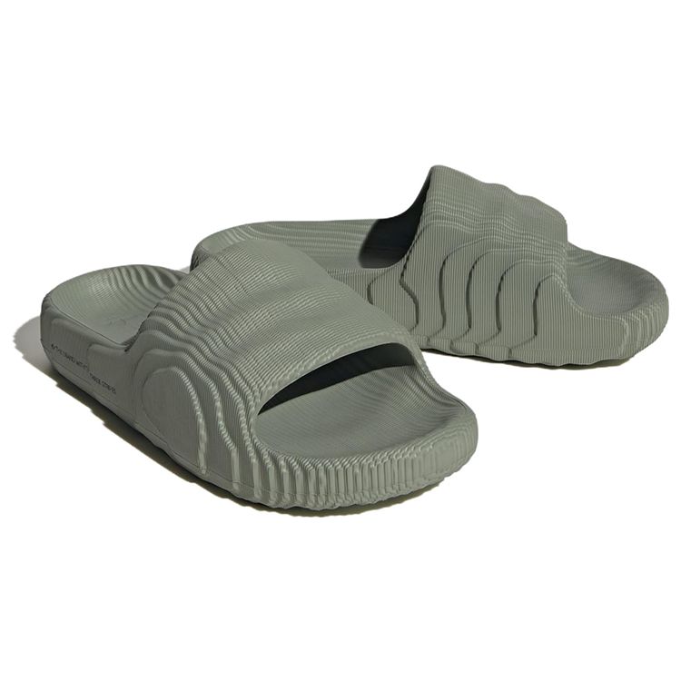 adidas Adilette 22 Slides 'Silver Green Core Black' IG8264