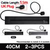 Wall Power Track socket US EU UK standard office Wall electric sockets 40cm 50cm plugs adapters Grey Black USB Type c Ports