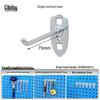 Wall-Mounted Pegboard Hook Display Rack