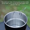 Portable Cup Wire Skitter Stainless Steel Coffee Drip Spout for Camping Bowl Hand Brewed Coffee Teapot Water Drain Spout