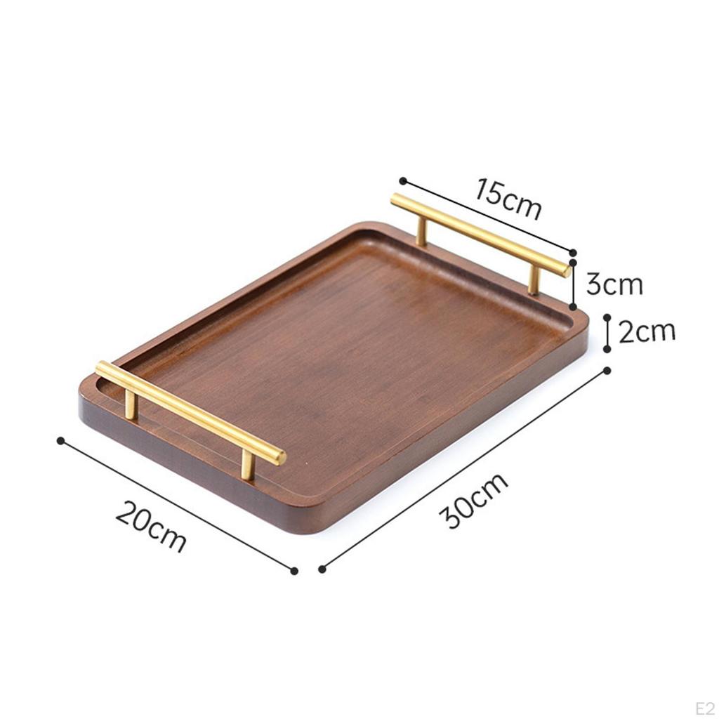 Wooden Serving Tray for Home Dining And Entertaining