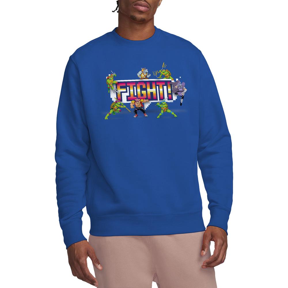 Teenage Mutant Ninja Turtles Unisex Adult Arcade Fight Sweatshirt