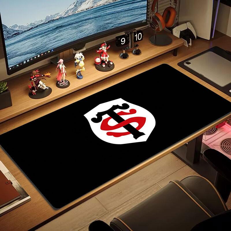 Black Symbol Large Size Mouse Pad Large Gaming Table Cushion Nonslip Laptop Tablet Big Mousepad Xxl Mat Mini Pc Playmat With Lock Edge