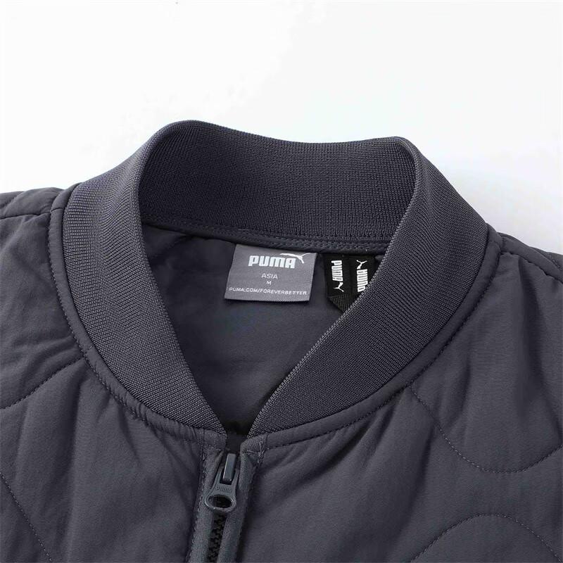 Puma Lightweight Padded Solid Color Fashion Casual Comfortable Jacket Men Jackets Galaxy-Gray 632291-69