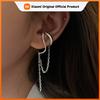925 Sterling Silver Earrings For Women Trendy Simple Tassel Chain Earring Jewelry Prevent Allergy Party Christmas Accessories