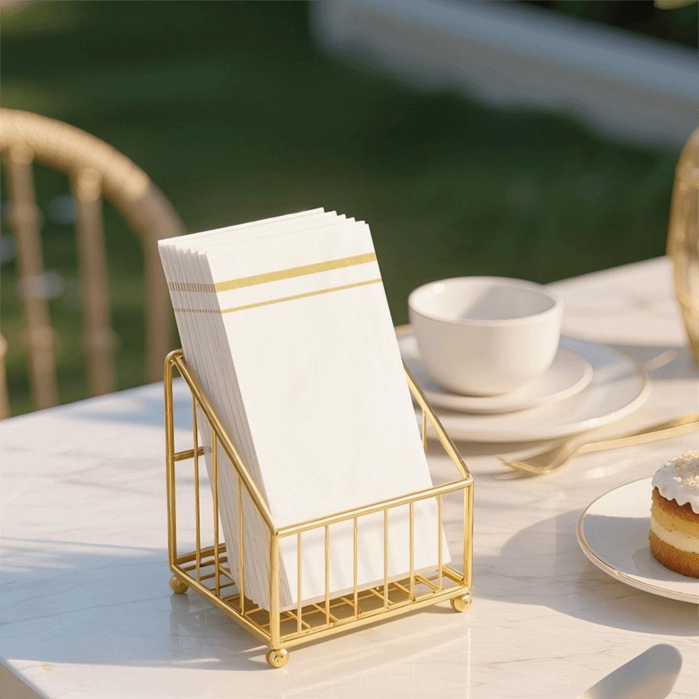 50 Piece Biodegradable Disposable Serviette Dust-free Paper Table Towel Tissue Paper Birthday