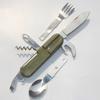 Camping Multifunctional Portable Folding Stainless Steel Tableware Cutlery