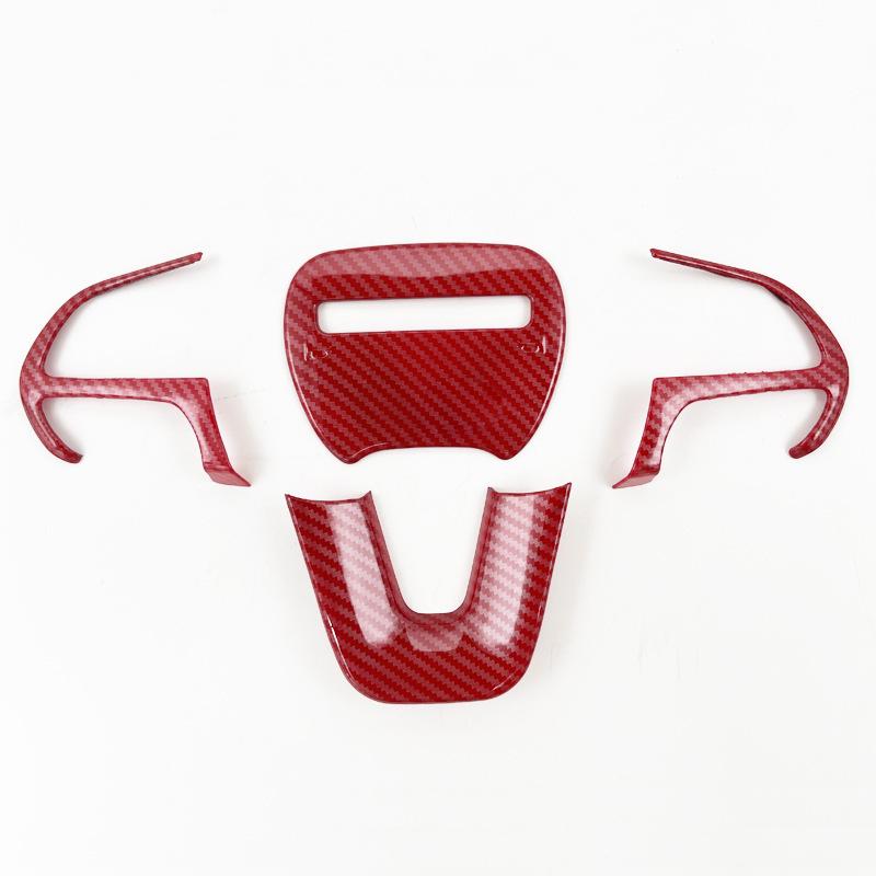 Samolepka na volant z uhlíkových vláken pro interiér Dodge Challenger 2015-2021