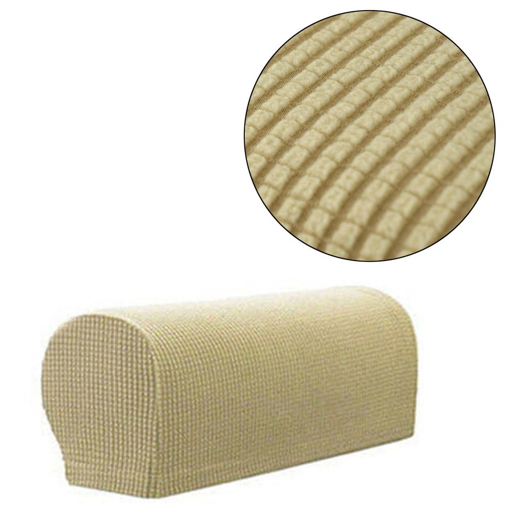 Armrest Covers 2PCS Stretch Fabric Armrest Covers Anti-Slip Sofa Arm Chair Slipcovers Furniture Protectors For Recliner Sofa