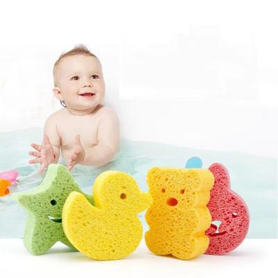 New Infants Newborns Baby Bath Accessories Classic Shapes Baby Bath Sponge Bath Sponges