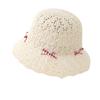 South Korea's New Hollow Bow Female Sweet and Cute Spring and Summer Outdoor Outing Seaside Fisherman Hat Breathable Flowers