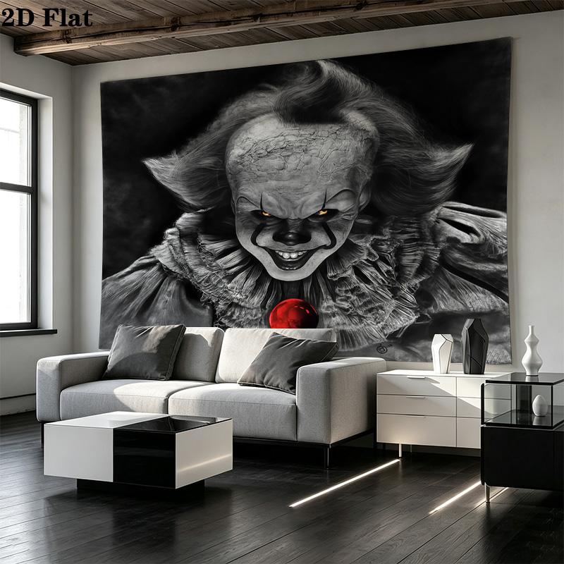 Pennywise Printed Tapestry – Wall Hanging for Bedrooms, Dorms, and Home Decor