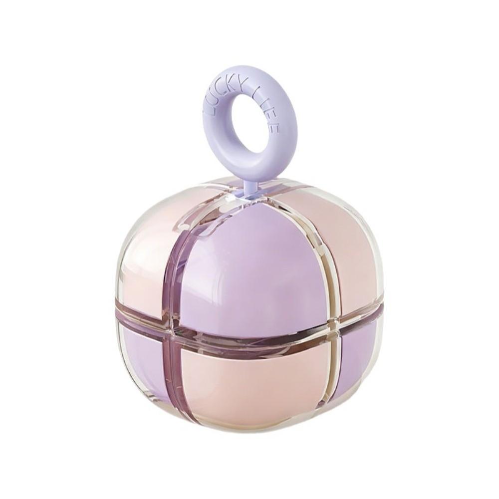 

Sealed Magnetic Cube Pill Organizer Magnetic Pill Dispenser Magnetic Cube Medicine Box Daily Use фиолетовый