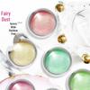 Aurora Fairy Pink Mermaid Iridescent Mirror Nail Powder - Translucent Ice Purple & Blue.