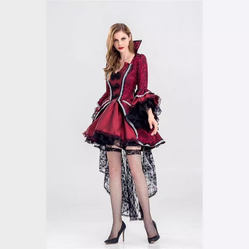 Halloween, Adult Costumes Horror Costumes Ghost Bride Vampire Queen Queen Show Costumes
