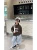 Korean Style Kids' Round Neck Sweater – 2025 Autumn/Winter Knit Pullover for Boys