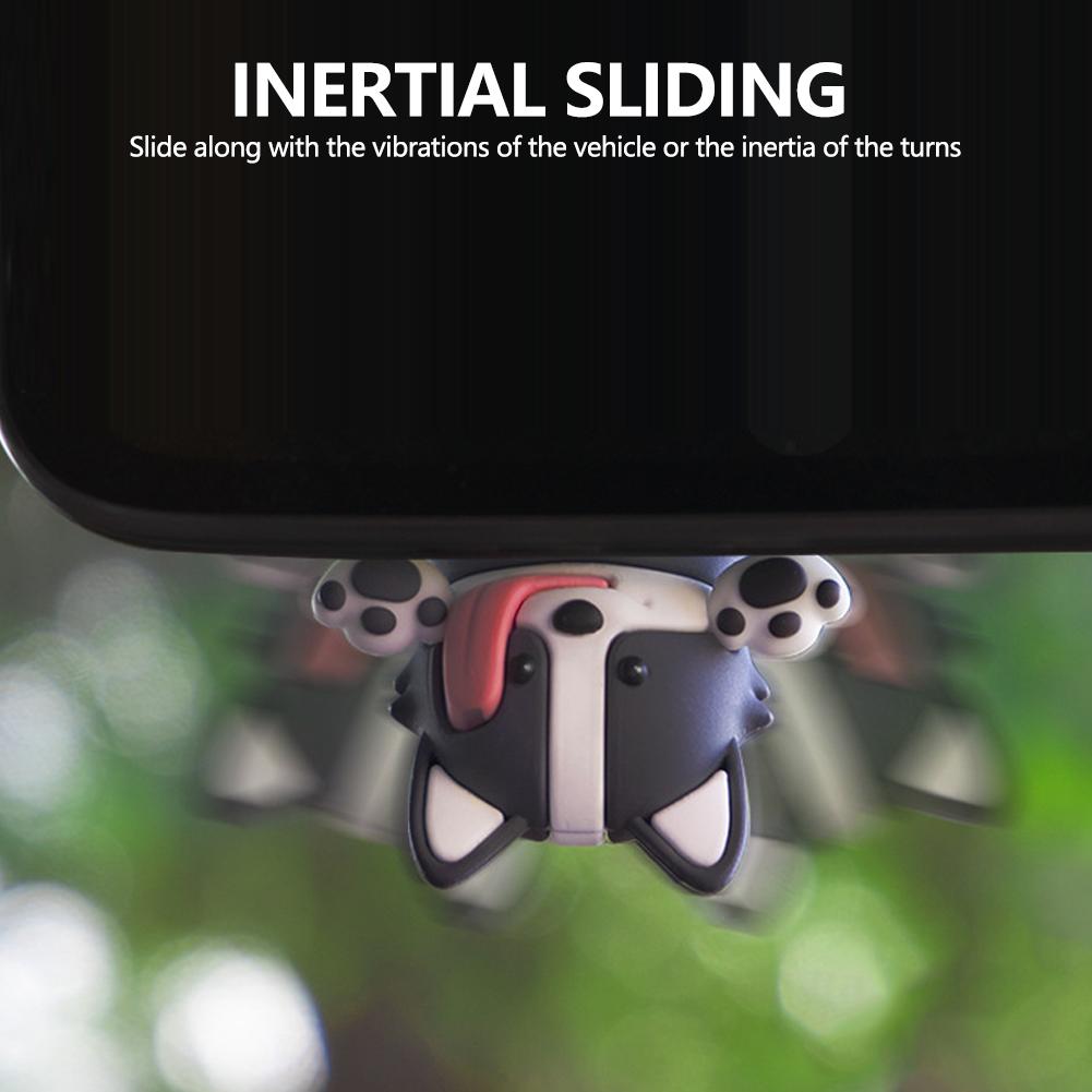 Car Rearview Mirror Shaking Head Puppy Pendant Air Freshener Aromatherapy Mini Cute Decoration Car Accessories Interior Perfume