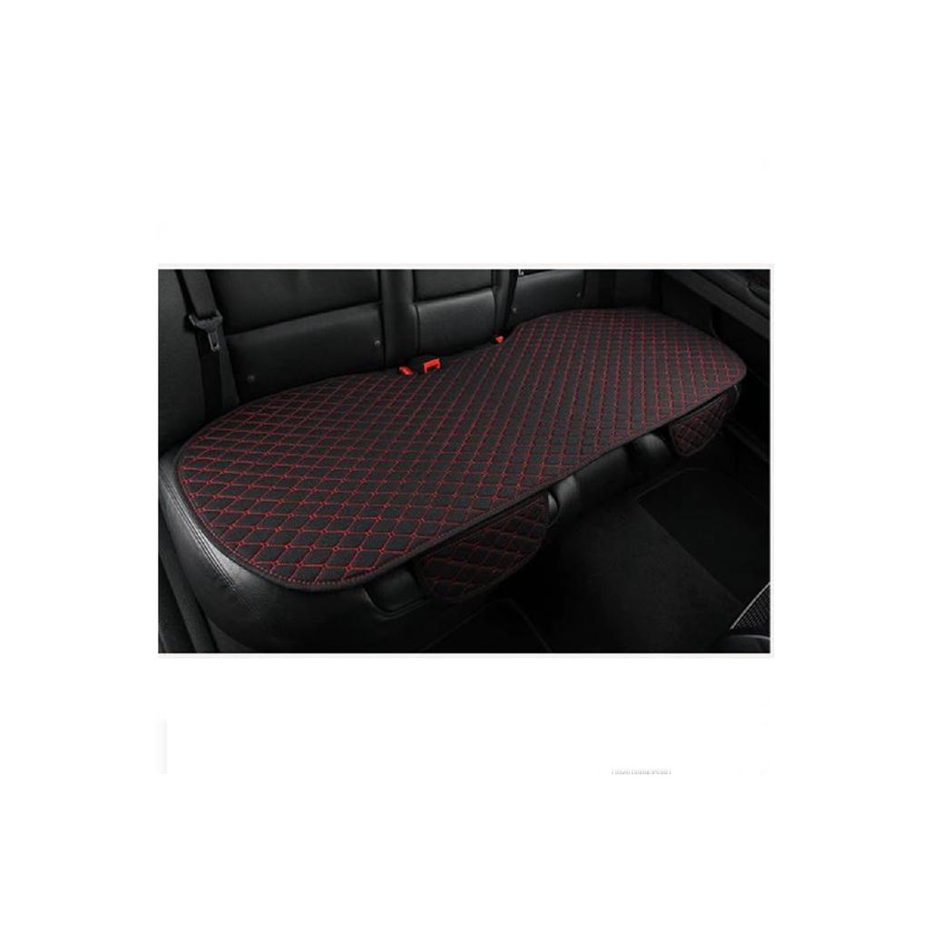 Car Seat Cushion Front And Rear Set 3 Pieces Add Style To Your Car Black Fabric Black