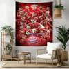 Bayern Munich Wall Decor Tapestry Art For Pet Memorial Birthdaywedding Party Backdrop Family Gift