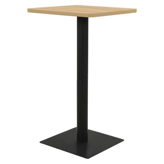 VidaXL Bistro Table Oak Color 70x70x107 Cm 321928