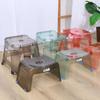 Silingfei Transparent Plastic Bathroom Stool